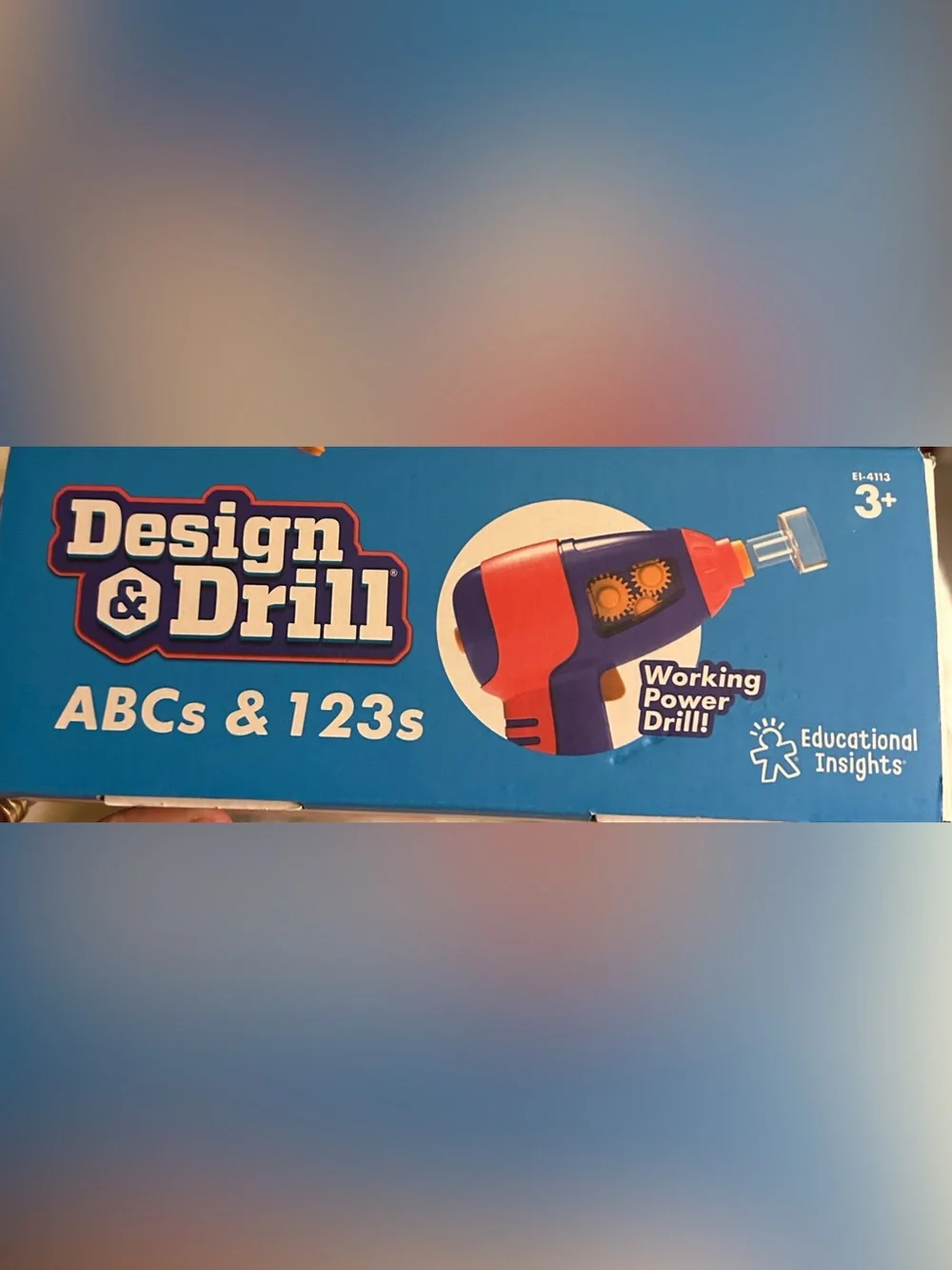 Educational Insights Design & Drill ABCs & 123s - Blue and Red Learning Kit
